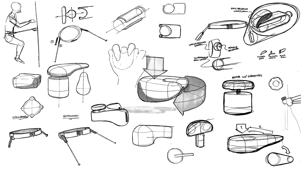  Hand-drawn sketches of prototypes  