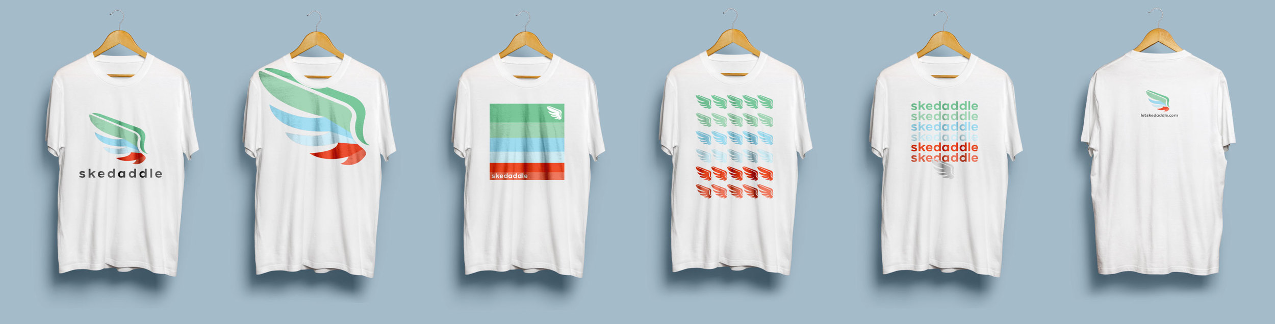 Initial t-shirt designs, we ended up going with #3 and the last one on the back.