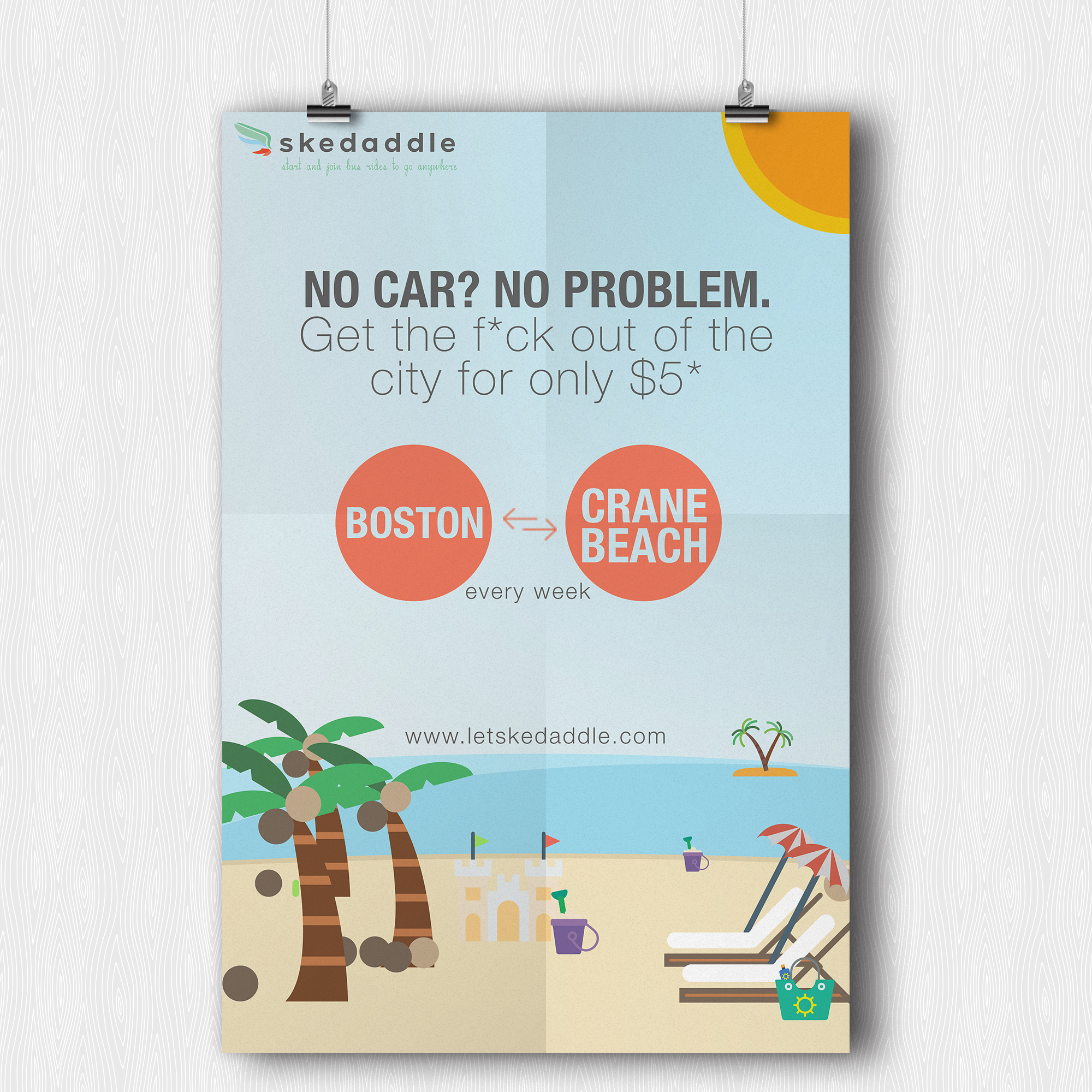 Our poster for our Boston street team.