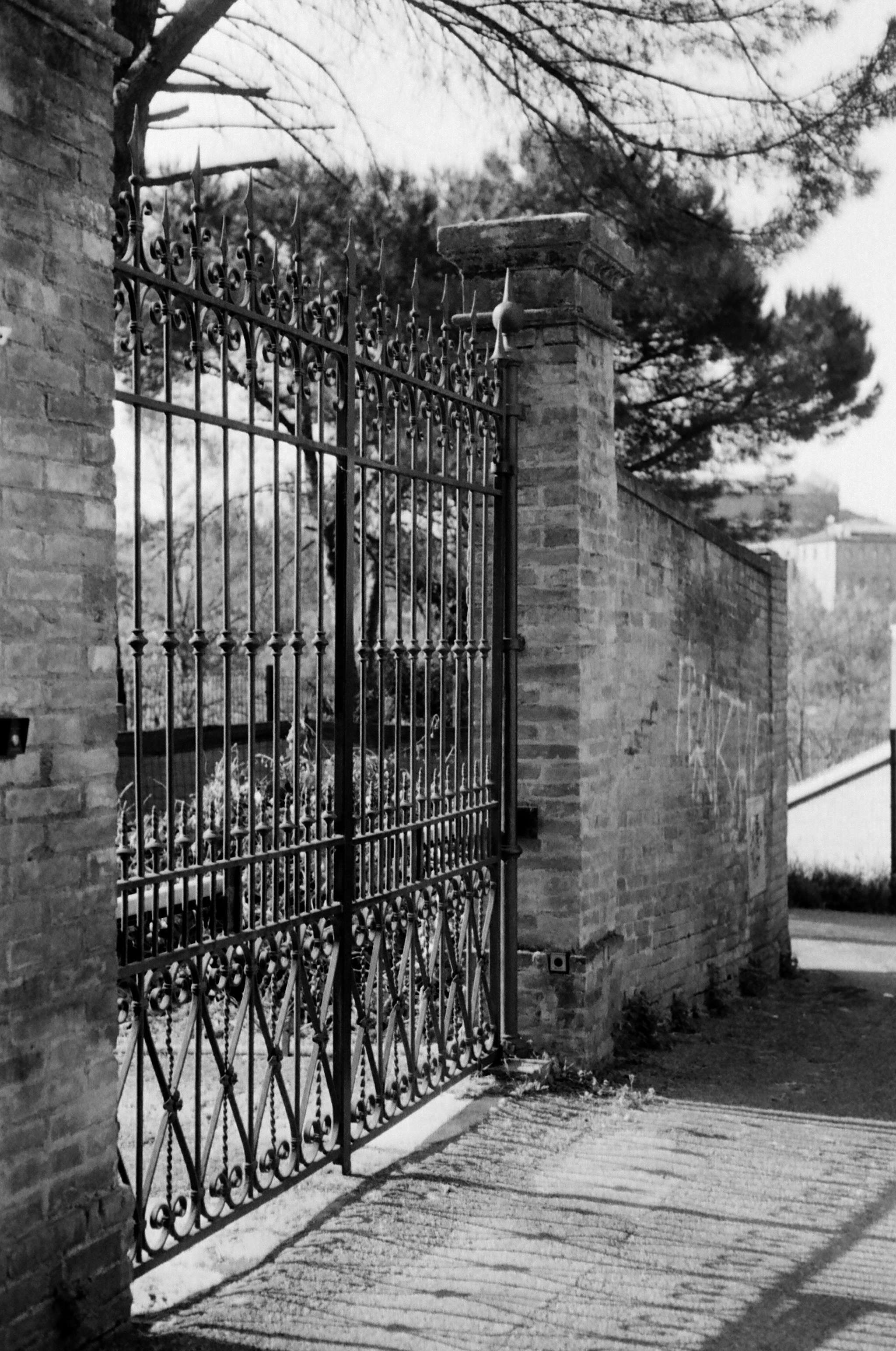 A gate in the southern part of Siena