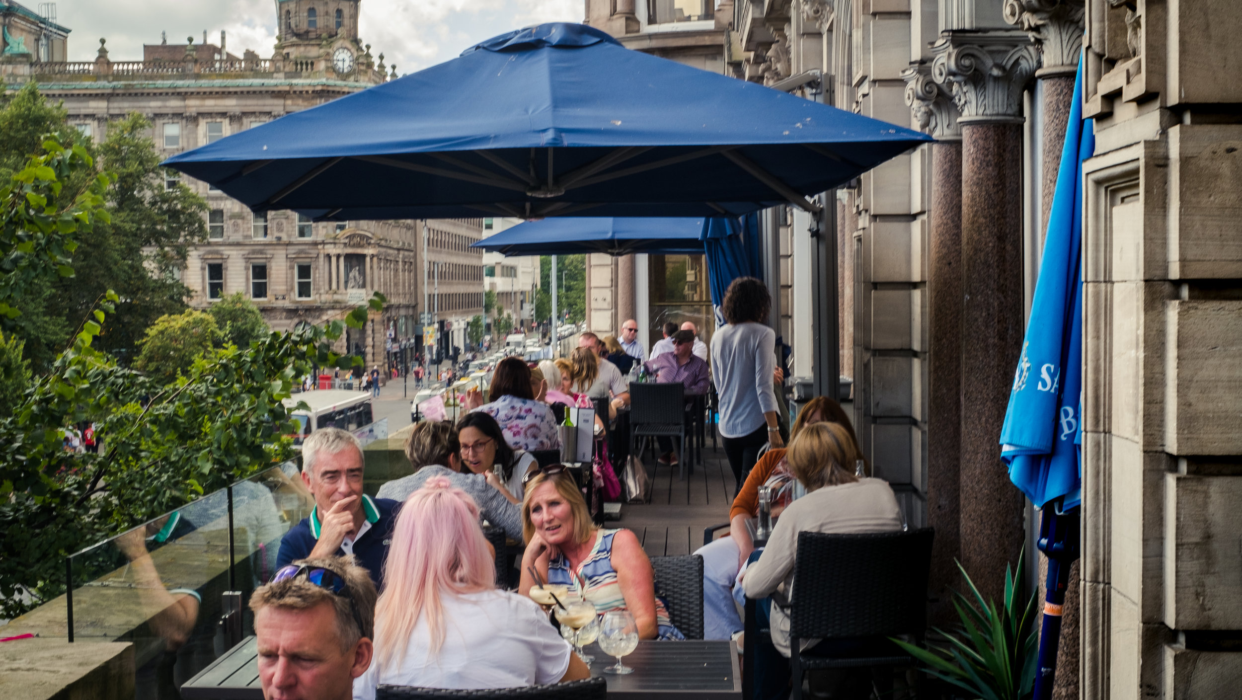 View from lunch in Belfast, Northern Ireland