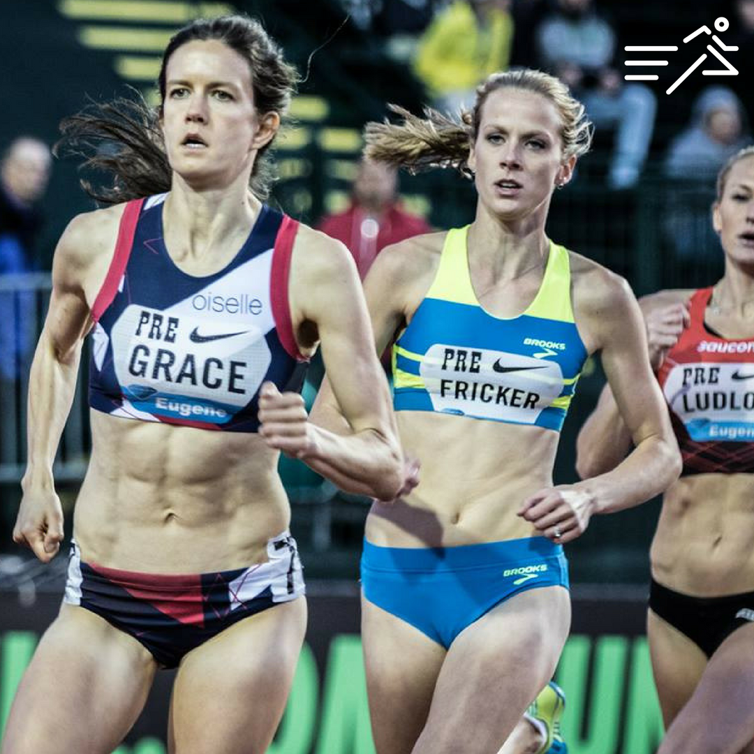 McKayla Fricker competes in the Women's National 800m race at the 2016 Pre Classic where she ran 2:01.53. Photo: Howard Lao