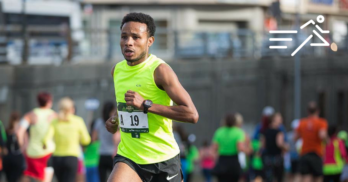 The infamous Diriba Degefa competes in one of the many road races he has ran since matriculating to the United States.
