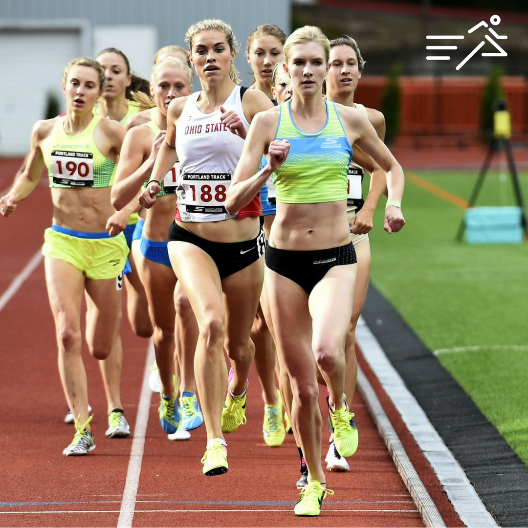 Eleanor Fulton paves the way at the 2017 Stumptown Twilight . 