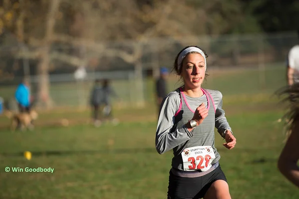 Ariel Beccia competes for High Performance West during the 2015 cross country season.