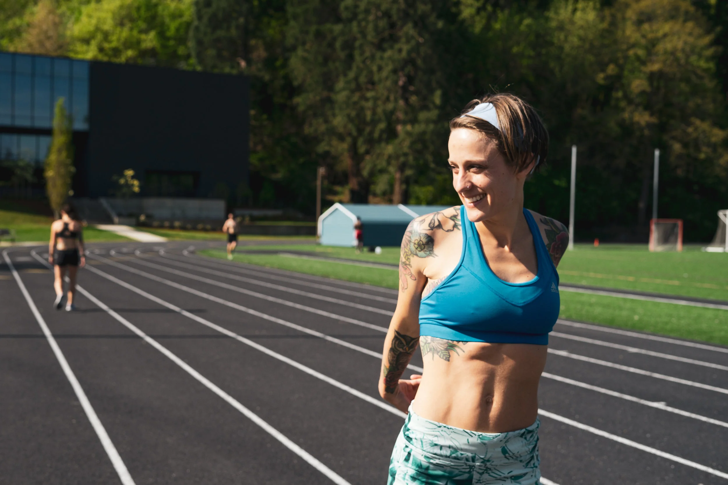 Former NAIA national Champion in the 10,000m and 5,000m, Karlee Coffey.