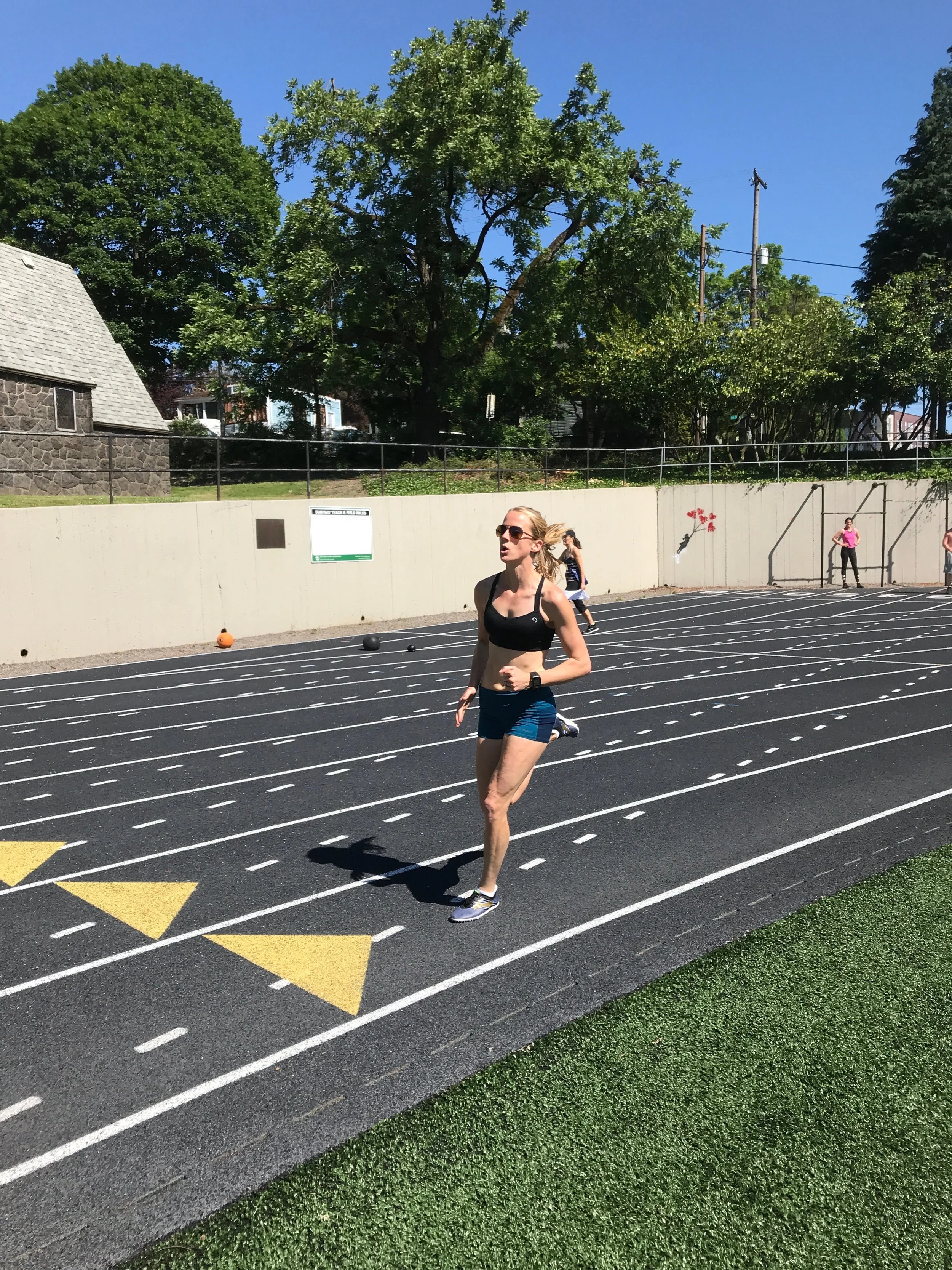 High Performance West 800m club record holder (2:01.29) McKayla Fricker. 