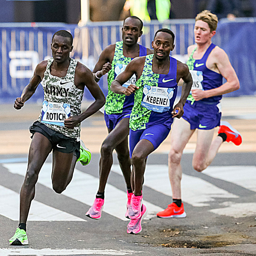 3 x 800m, 400m, 200m