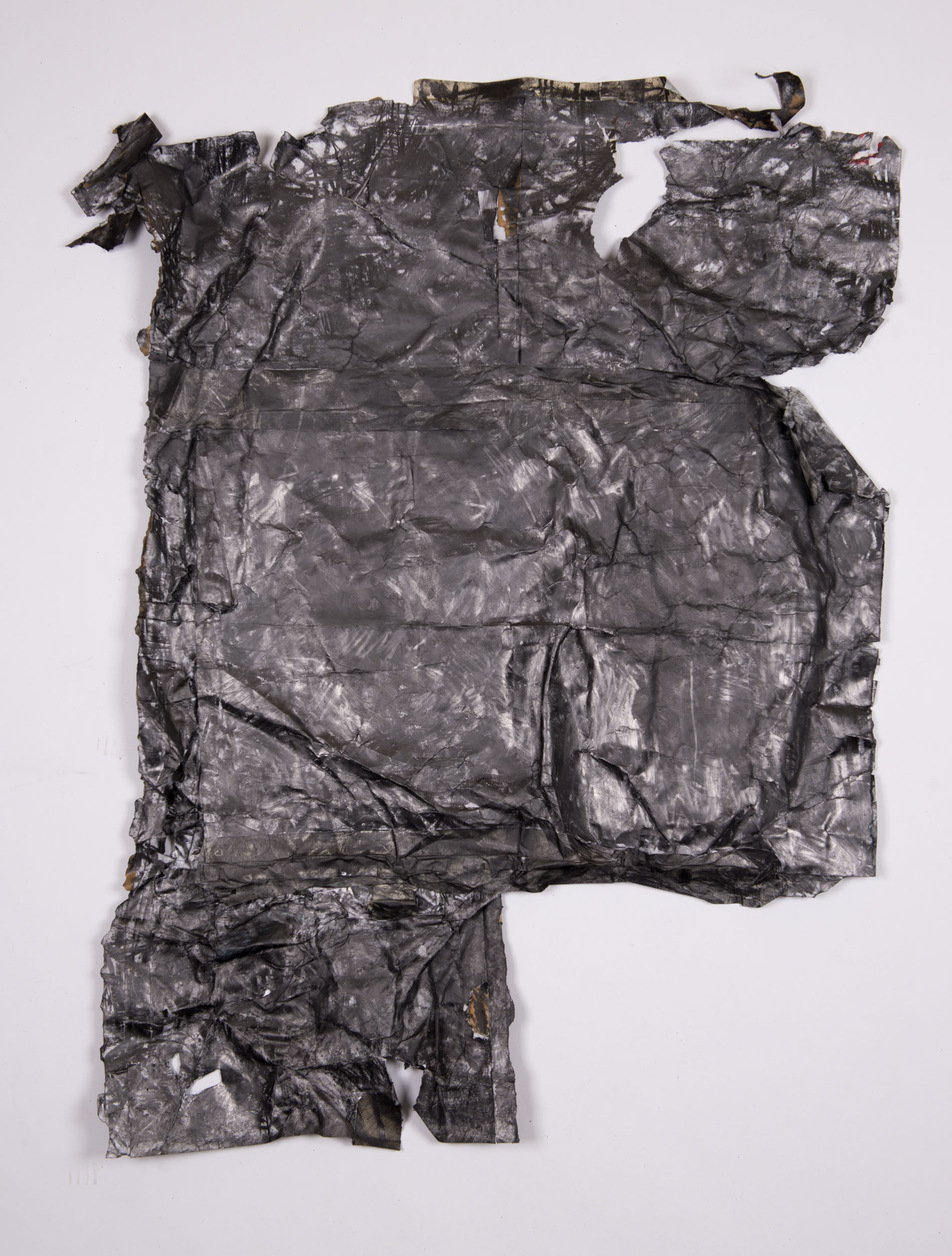 “Arisen” Collage, tape, graphite on paper, 86 x110 cm.