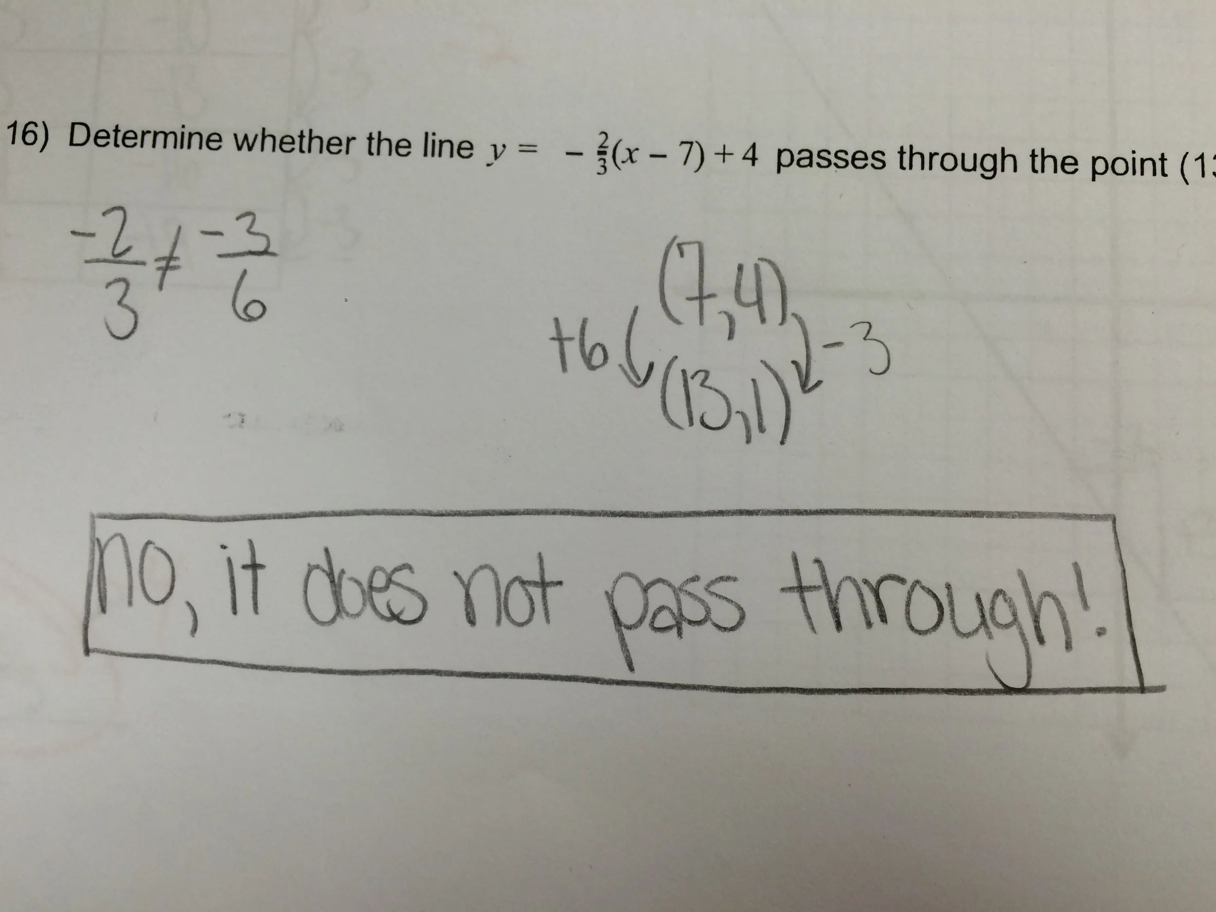 Way to go, M!