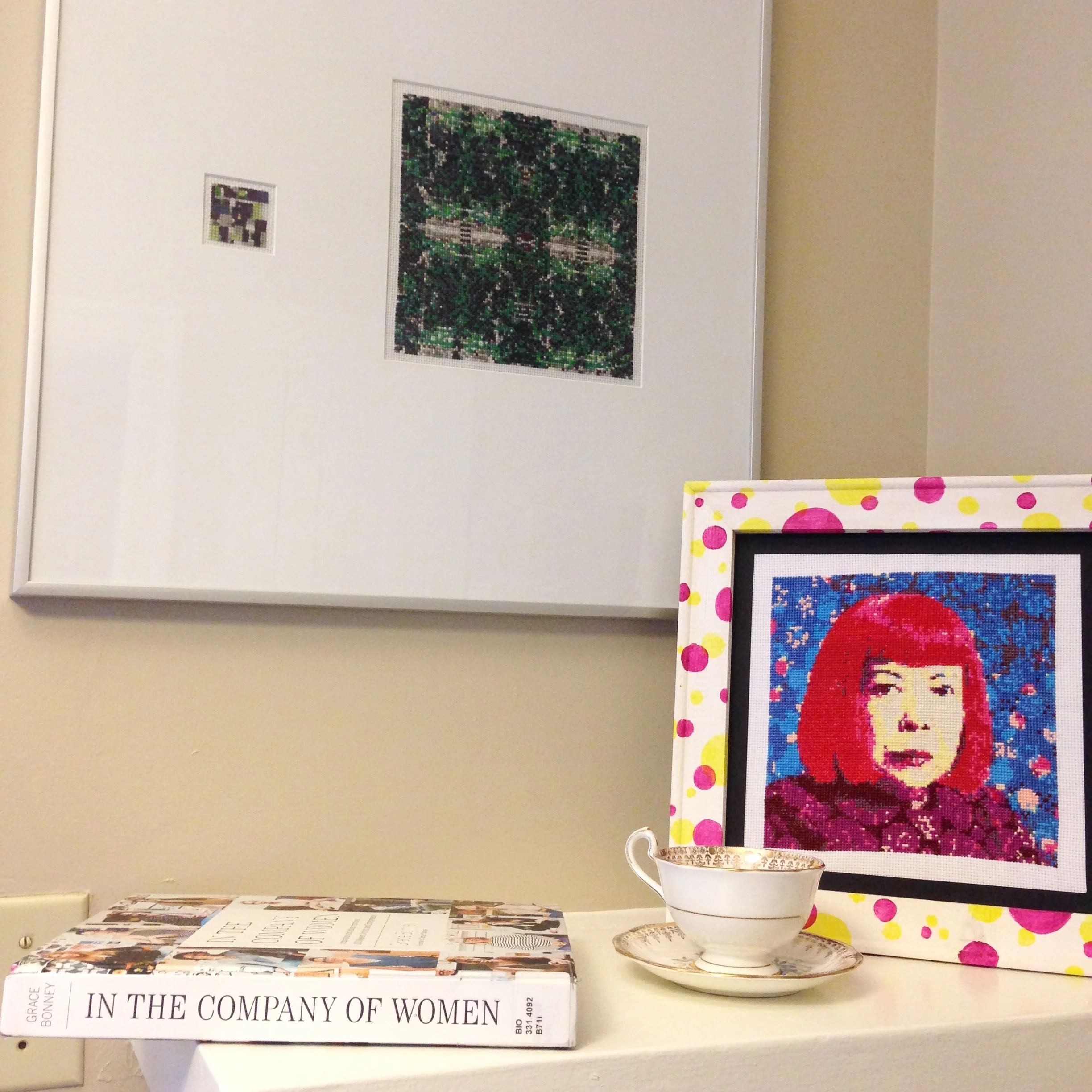  Yayoi made it home and I’m currently reading “In the Company Women” by Grace Bonney. It’s an inspirational book with interviews of various creative women in a range of disciplines.  