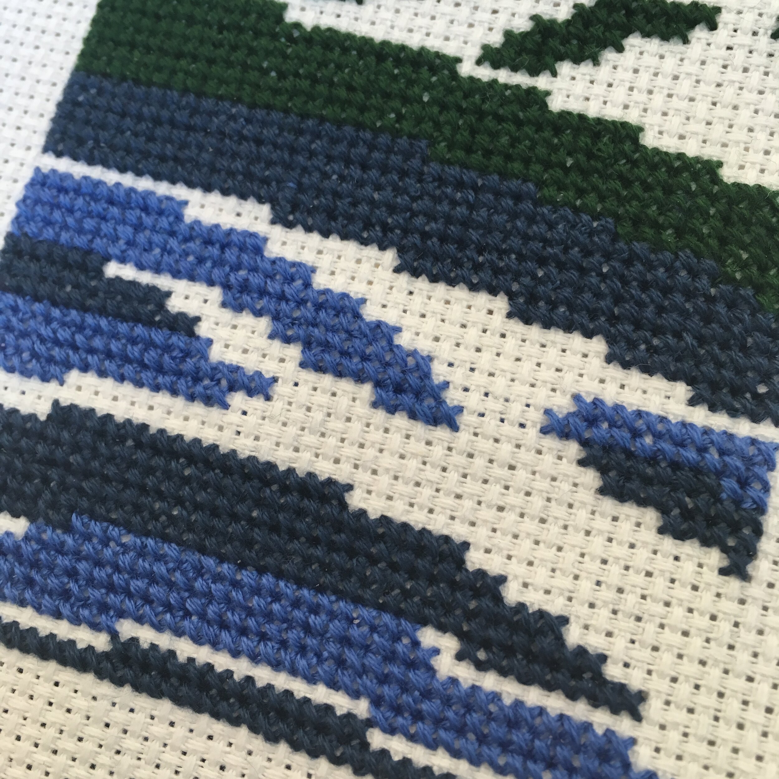 Station 2 - Cross-Stitching
