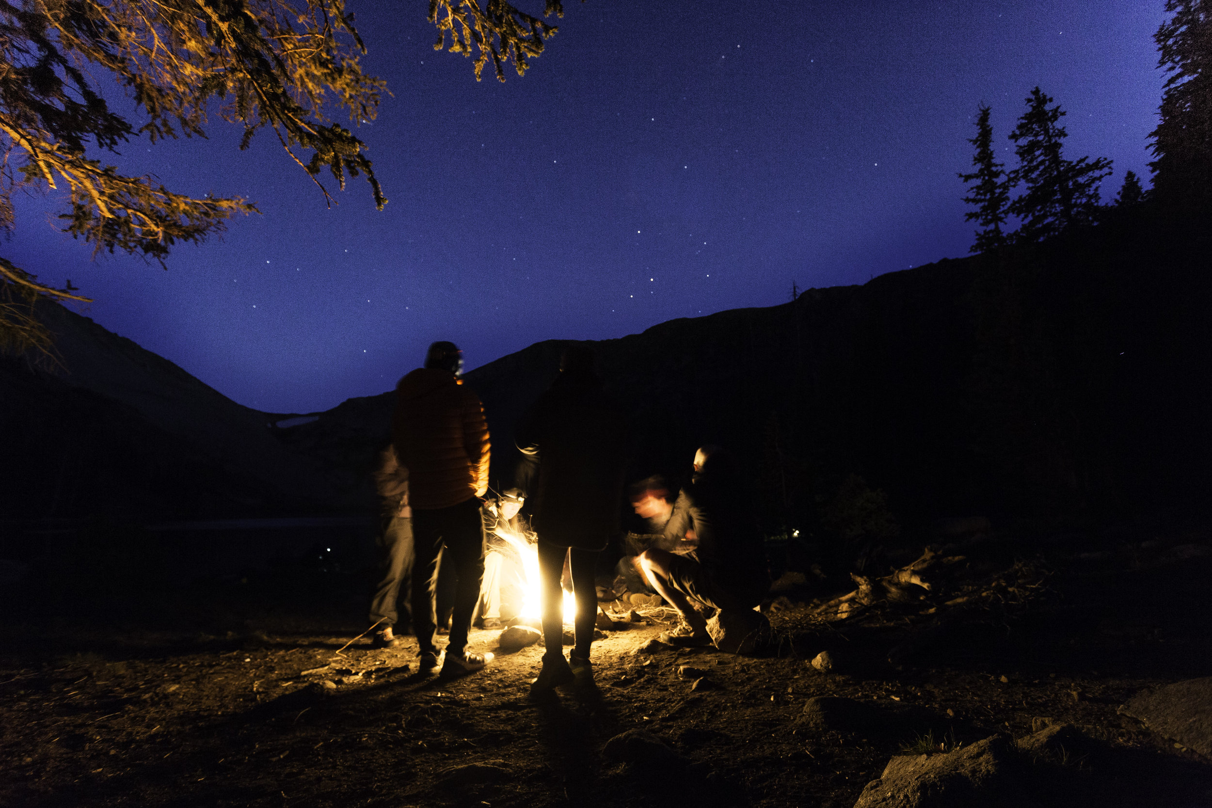 Can't beat stargazing around a fire