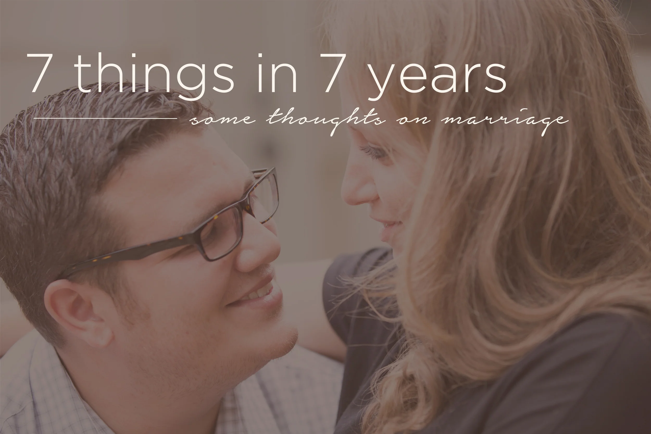 7 things in 7 years