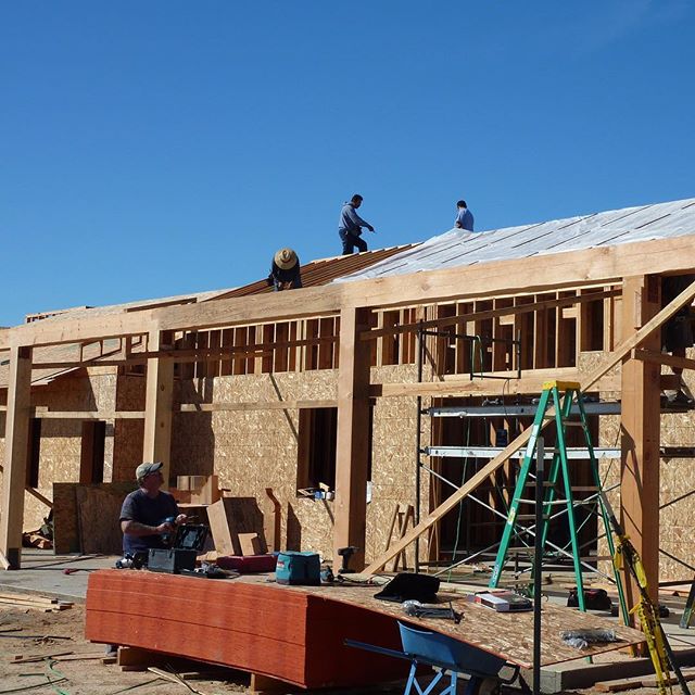 Busy at work on an amazing custom project!  #californiaarchitecture #montecito #santabarbara #santaynez #santaynezvalley #mtbconstruction #construction #contractor #builders