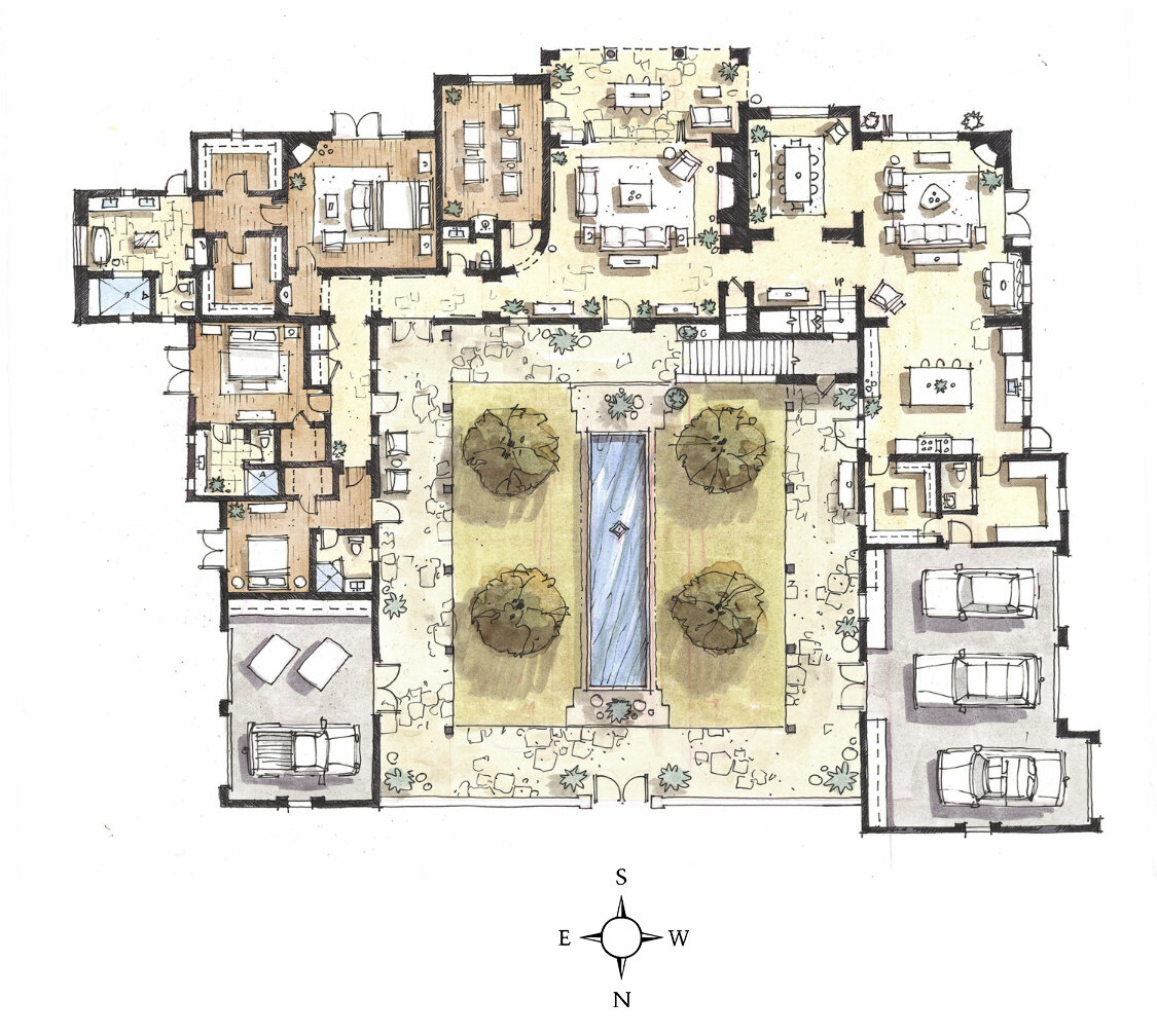 Main House Floorplan - with compass.jpg