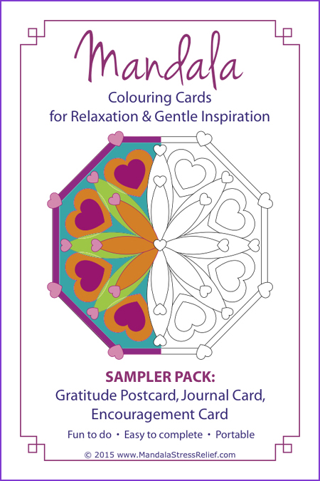 Sampler Pack AVAILABLE NOW: Includes 1 Gratitude Postcard, 1 One-Line Journal Card, 1 Encouragement Card. ($4.99 USD) BONUS: Tips Card. Learn more/ORDER.