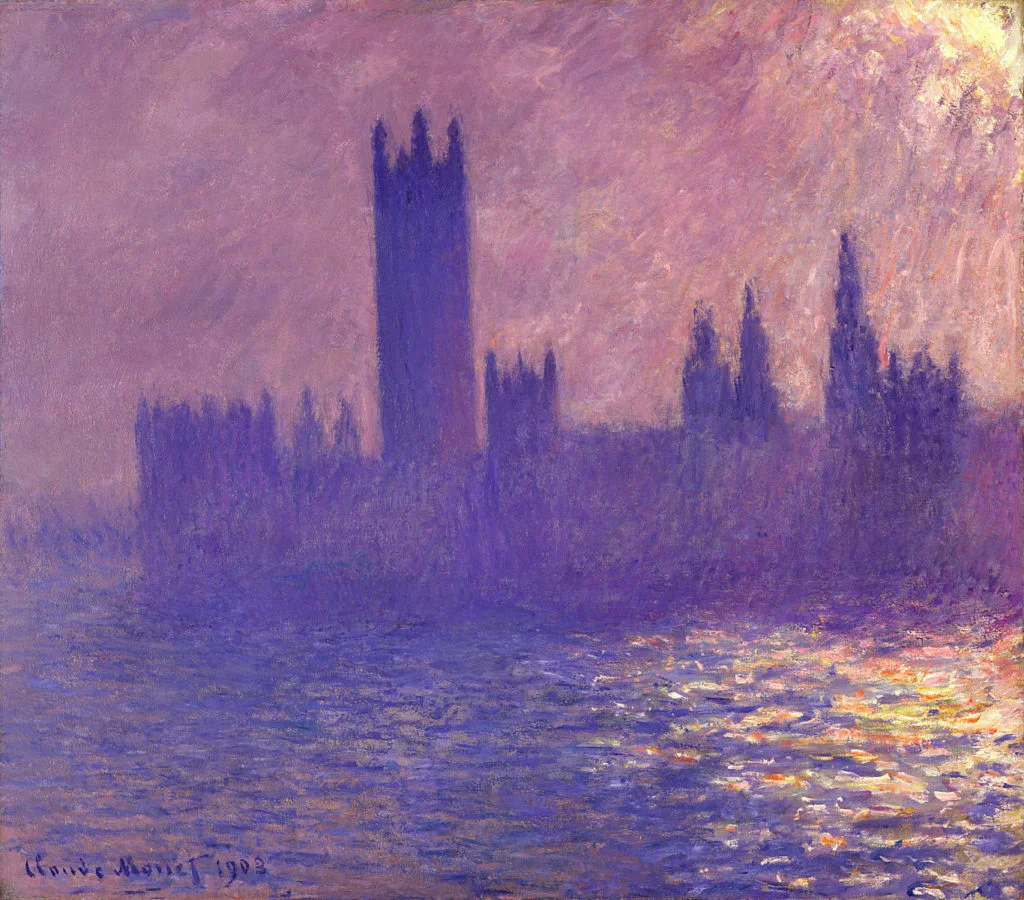 House of Parliament, Sunlight Effect by Claude Mone
