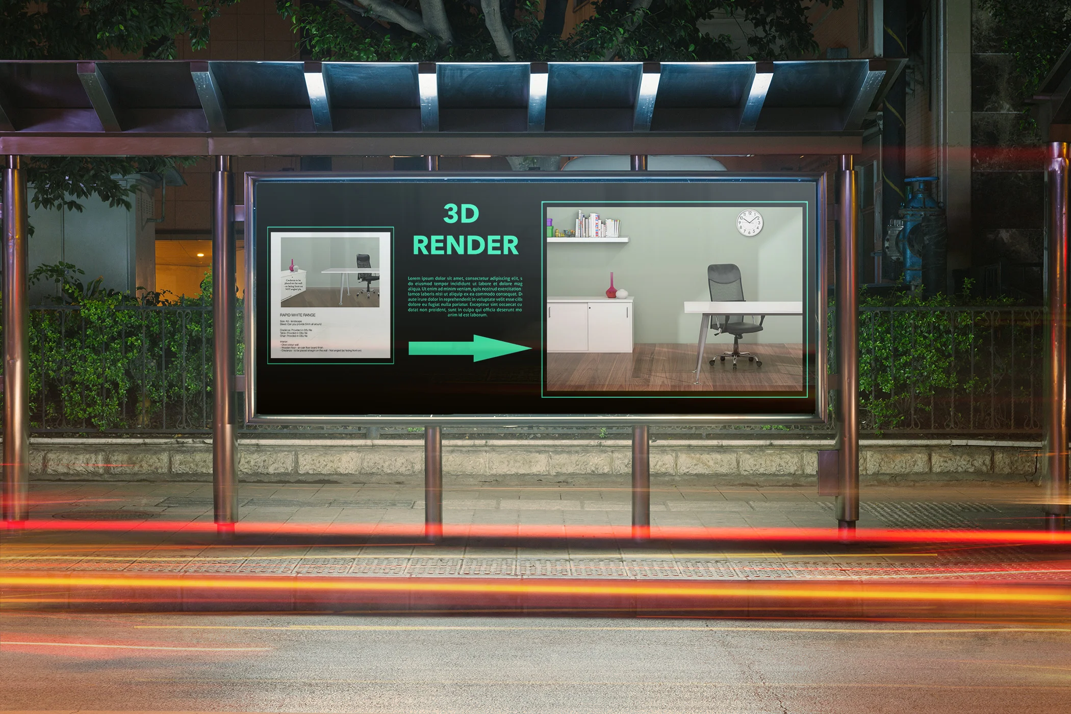 Staple 3D Render Design Bus Stop One Ad Image.jpg