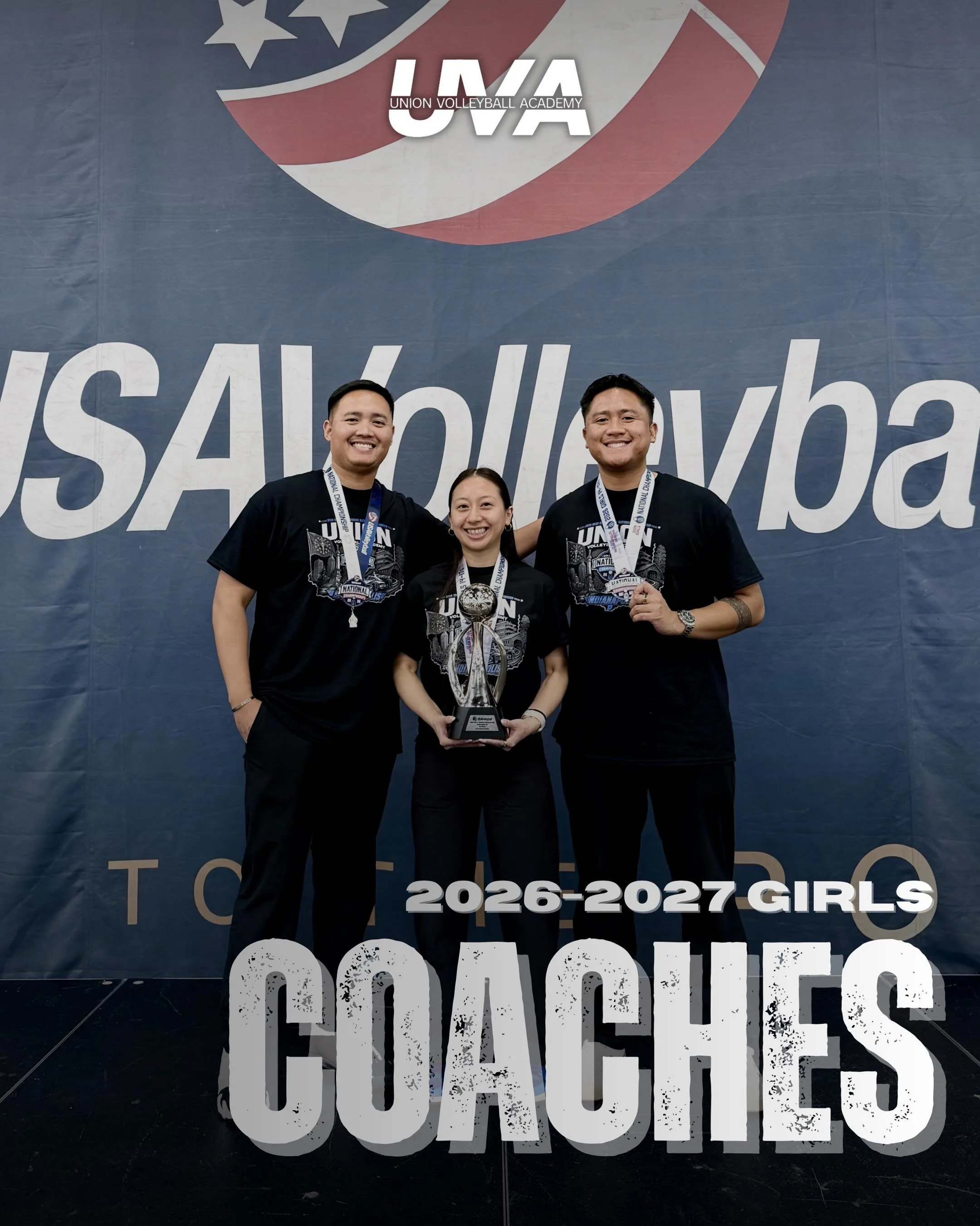 2026-2027 Girls Club Coaches! 

More information about our coaches available online! More teams and coaching announcements to come! 

Register for tryouts online or use the link in bio!
🔗 unionvolleyballacademy.com/uva-club-tryouts

#unionvolleyball