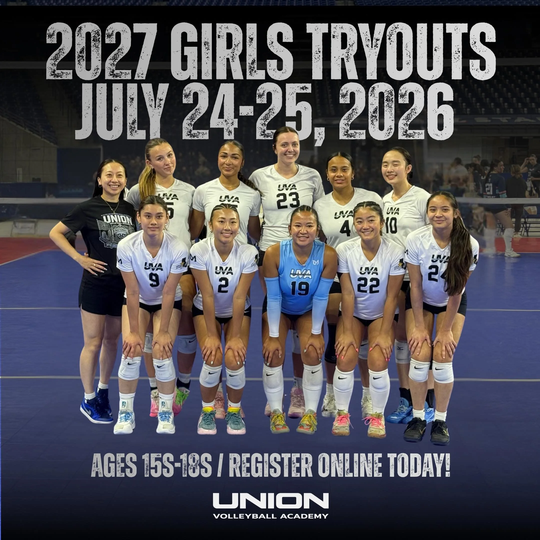 2027 GIRLS TRYOUTS (15S-18S) BEGINS IN 3️⃣ DAYS

REGISTER ONLINE NOW!

📧 programs.unionvolleyballacademy@gmail.com 
🔗 unionvolleyballacademy.com/uva-girls-tryout 

#unionvolleyballacademy #uva
