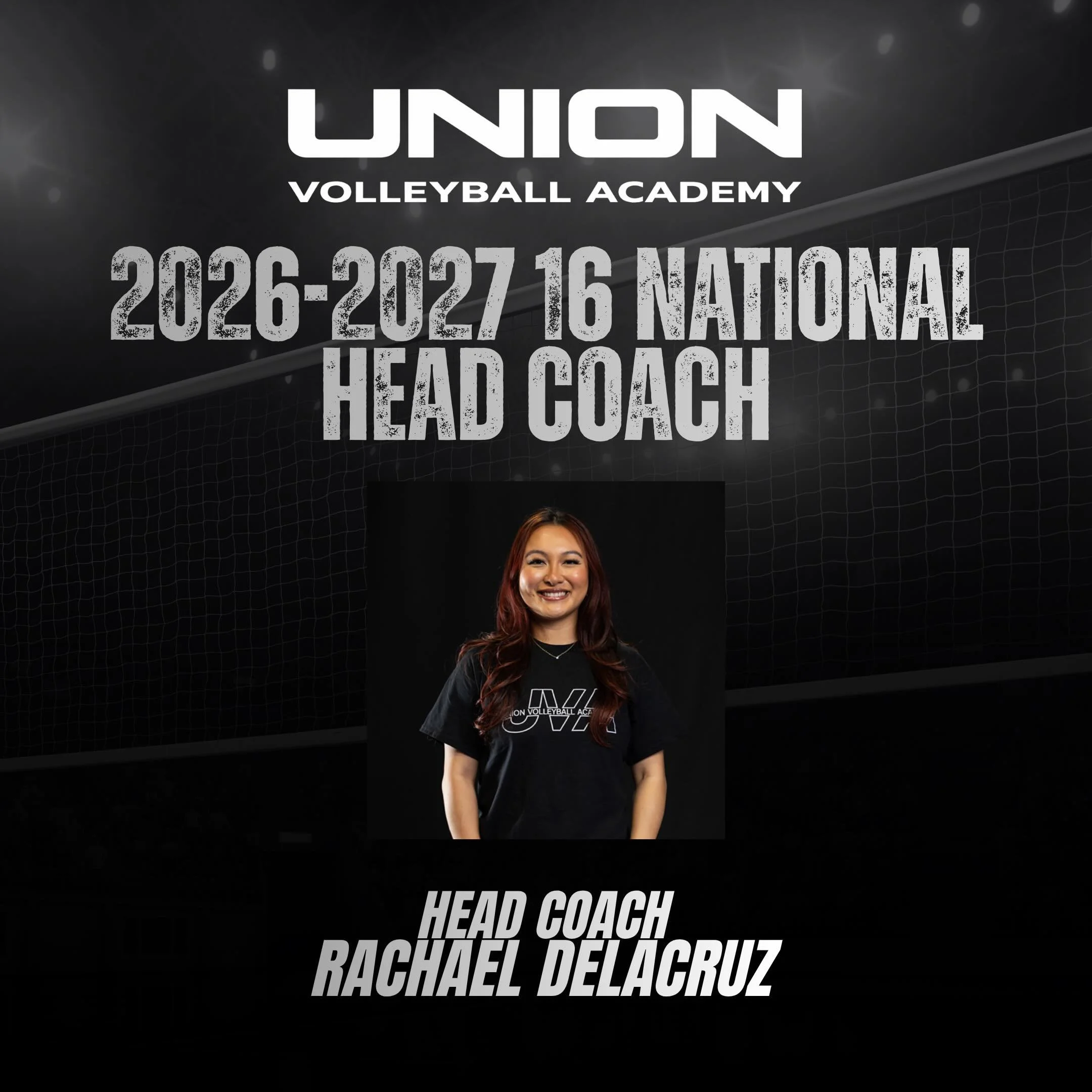 We are excited to announce our 2027 16 National Coach &mdash; Head Coach Rachael Delacruz!

Coach Rachael attended Moreau Catholic High School from 2014-2018 where she played on the Girls Volleyball Team. During her senior year, her team made it to t
