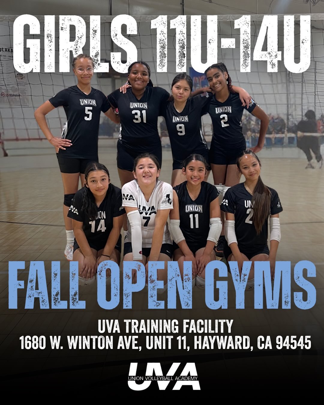 GIRLS 11U-14U FALL OPEN GYMS 🏐
&mdash;
1️⃣4️⃣ SESSIONS OF OPEN GYM TAKING PLACE FROM AUGUST THROUGH OCTOBER BEFORE TRYOUTS! 🤯

This Fall, we&rsquo;re providing young athletes with a ton of opportunity to get in the UVA Training Facility to meet coa