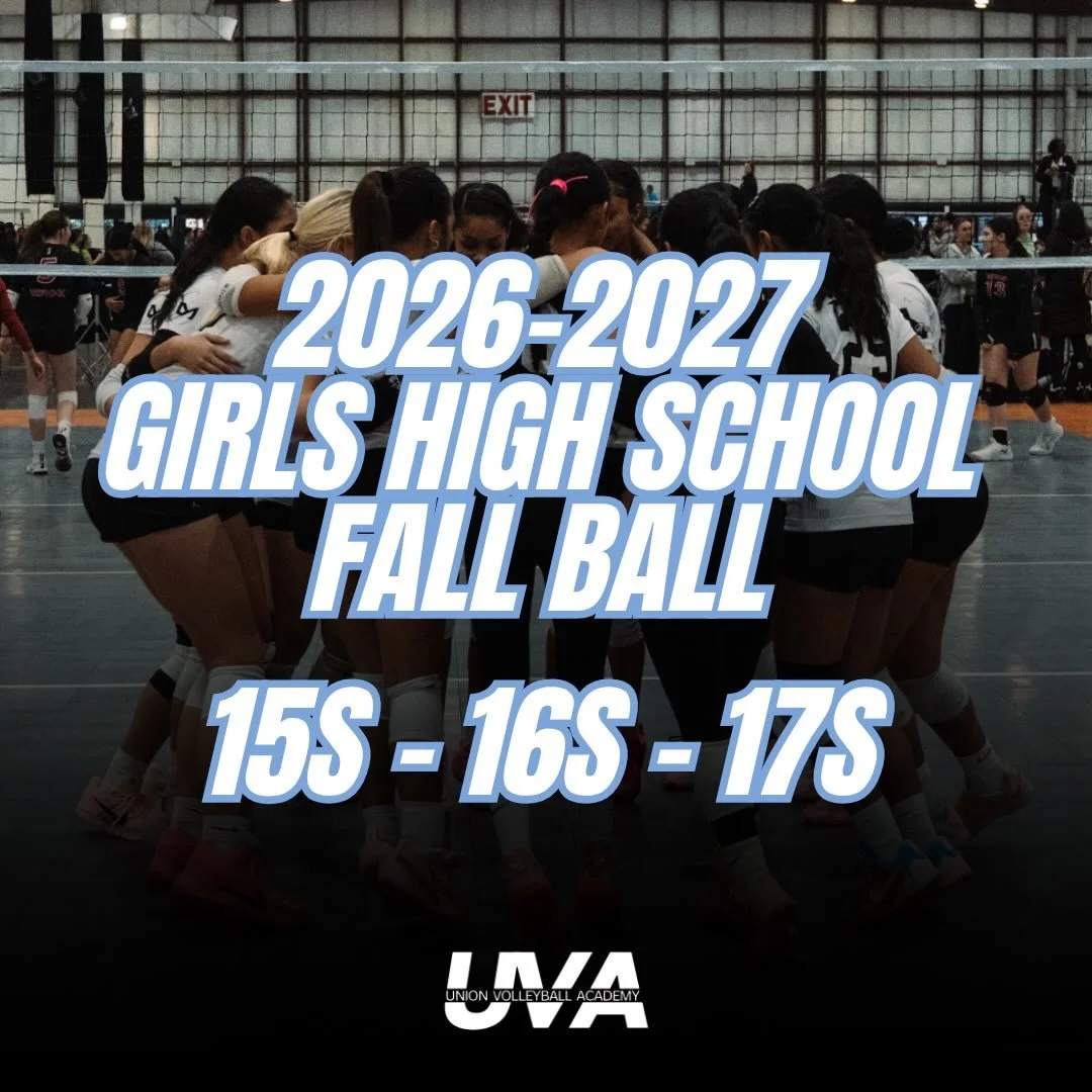 GIRLS 15s&ndash;17s FALL BALL 🏐

We&rsquo;re so excited to announce that UVA will be offering a Girls 15s&ndash;17s Fall Ball Team this season!

This opportunity is designed for athletes who are NOT playing a high school season and want to continue 