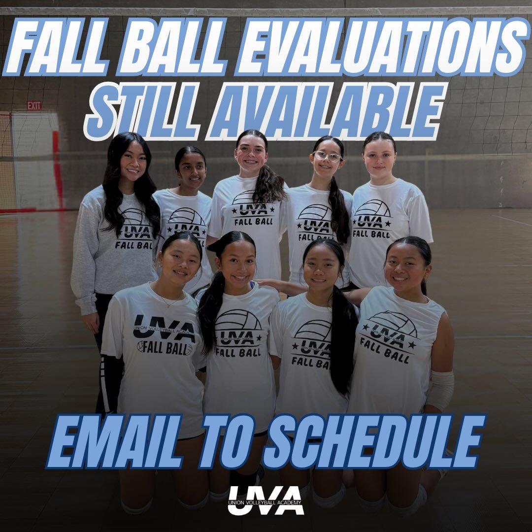 FALL BALL MAKEUP EVALUATIONS
&mdash;
Are you still interested in being part of UVA Fall Ball? There&rsquo;s still a chance! We have LIMITED opportunities available for UVA Fall Ball at all locations and our NEW high school Fall ball teams as well! 

