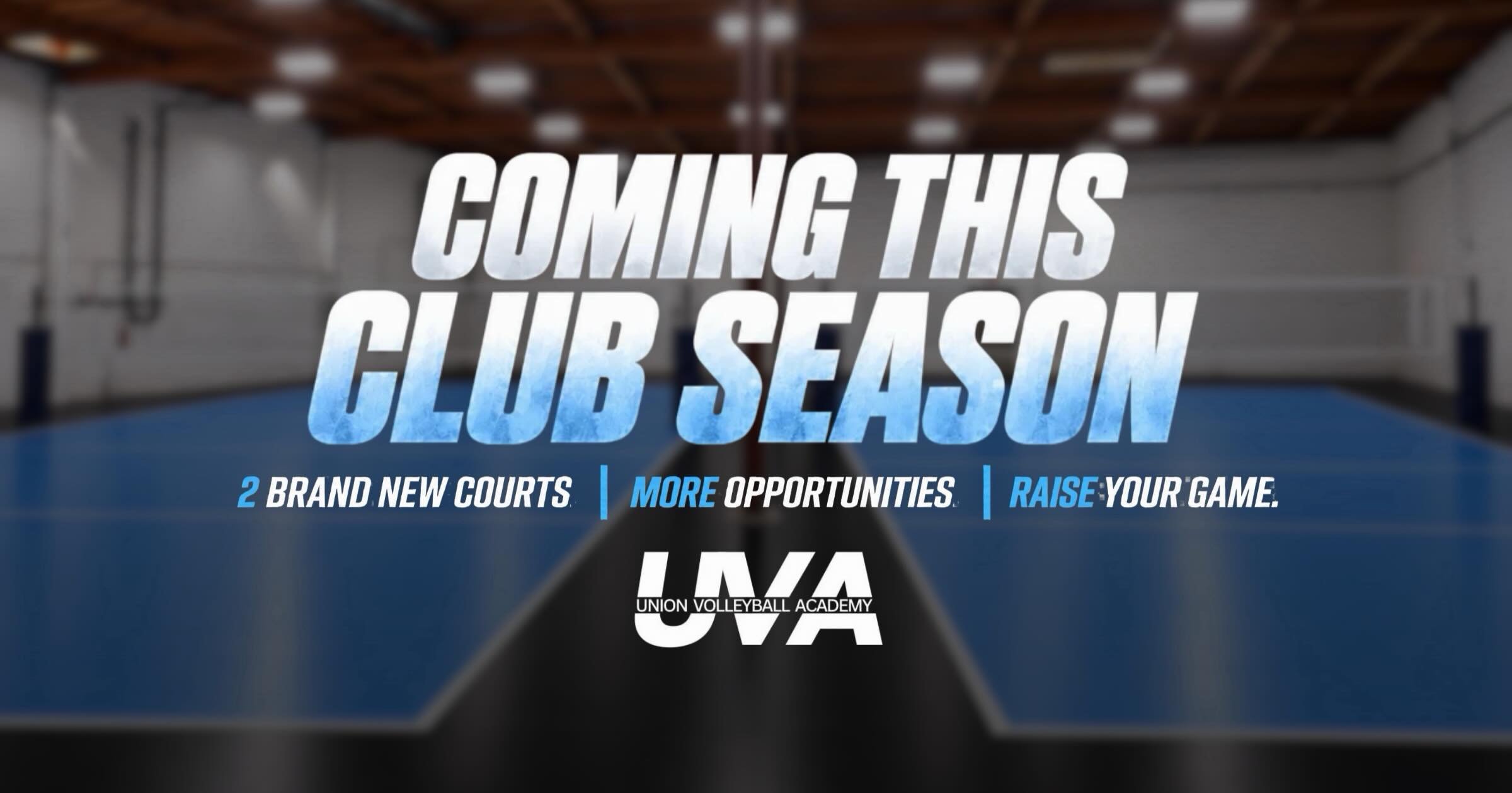 Two Brand New Courts. More Opportunities. Raise Your Game.

For the 2026&ndash;27 club season, UVA is excited to announce more training space with the addition of  TWO BRAND NEW volleyball courts at our Hayward Training Facility. 

As our club contin