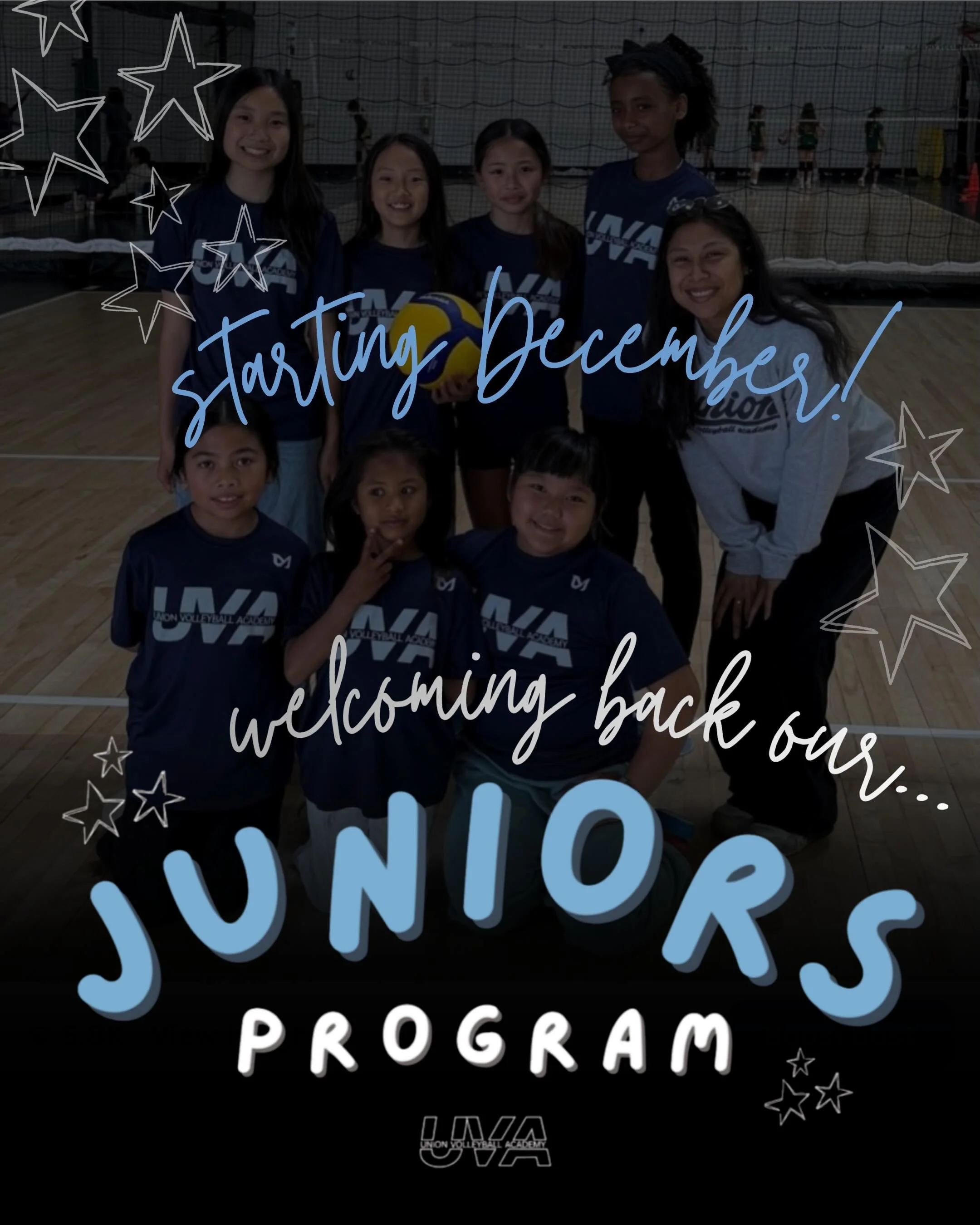 🌟 JUNIORS PROGRAM 🌟

We&rsquo;re so excited to welcome back our Juniors Program for the 2026-2027 club season! We miss our littles and can&rsquo;t wait to get this program started soon! 

Mark Your Calendars! More details to come. 

🔗 unionvolleyb