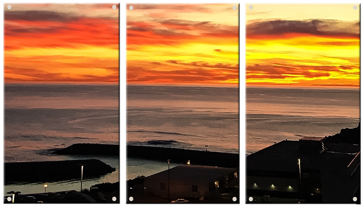 AcrylicTriptych Panel Art