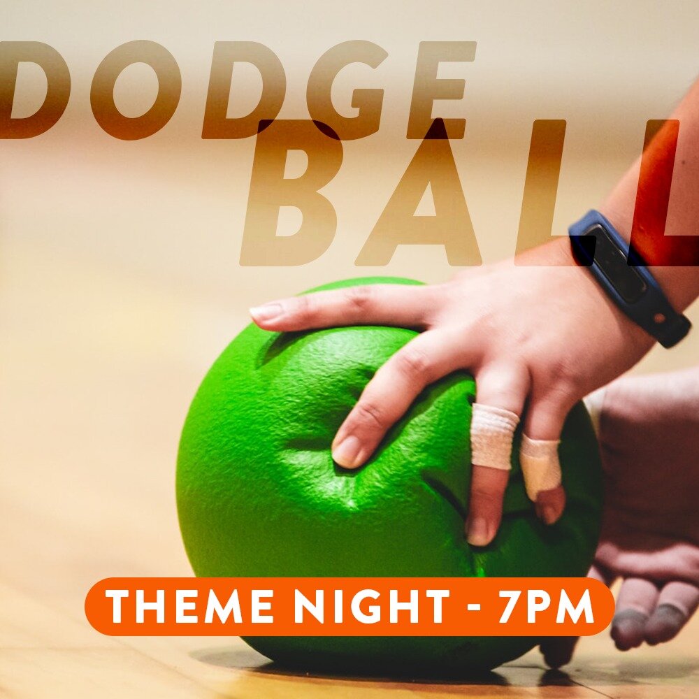 DODGEBALL.
THIS FRIDAY.
DODGEBALL.
🏃&zwj;♂️🏃&zwj;♀️🤸&zwj;♂️🏐🕺
(and a sneaky smile from Tim (he is just about to get a ricochet shot that gets 10 people out))