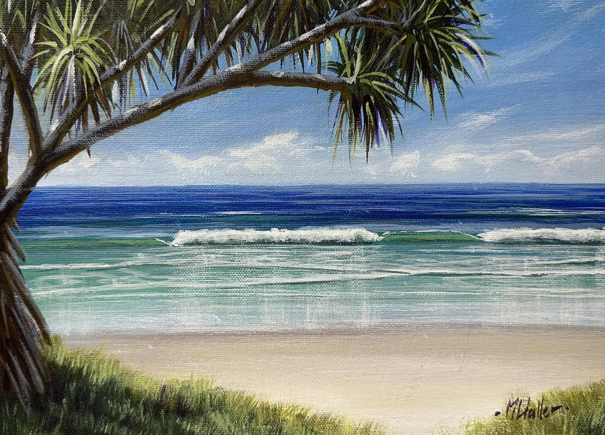 Pandanus and Beach Study II.JPG