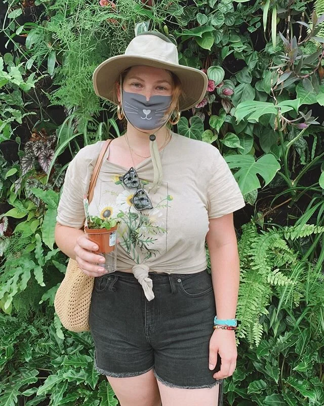 If I must wear a mask, then I must be a cat. .
.
. .
-pictured here is a Venus fly trap for all the fruit flies that appeared because I accidentally fed my worms more than they could chomp. .
.
.
- @gardens_of_babylon have the nicest and most helpful