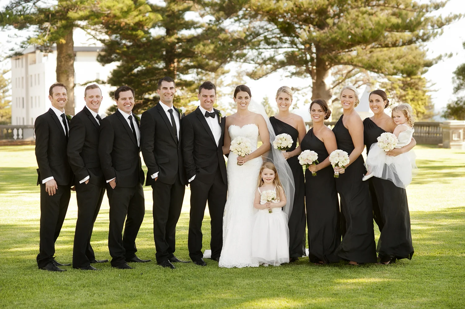 black bridesmaids dresses perth wedding photography