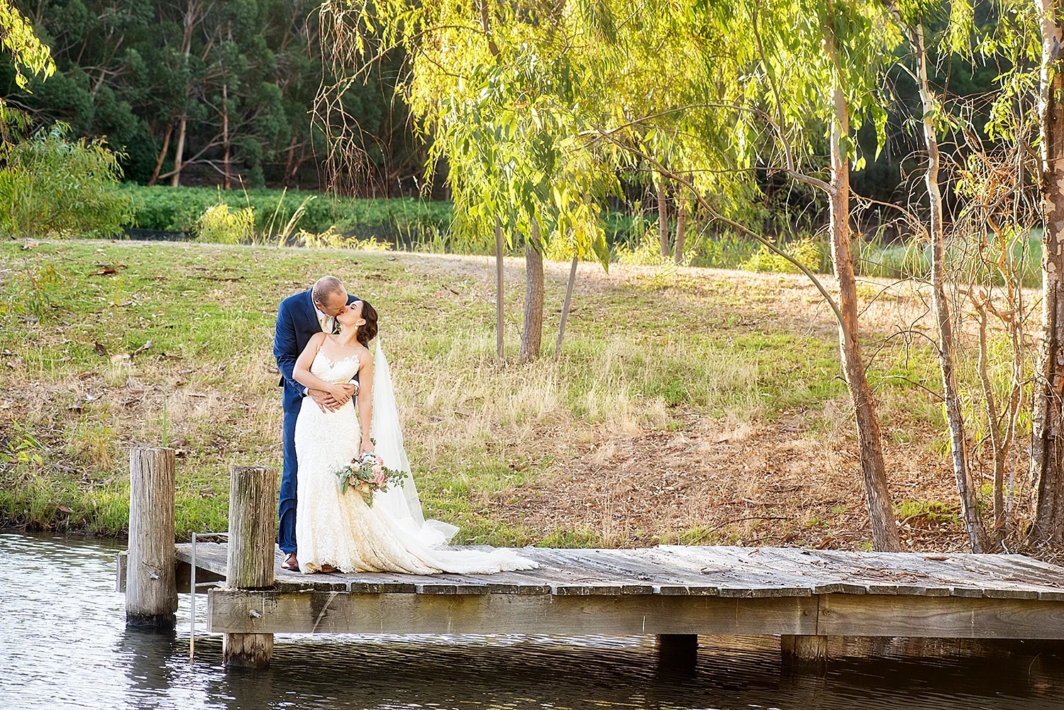 57_millbrook winery wedding perth photos on wooden jetty .jpg