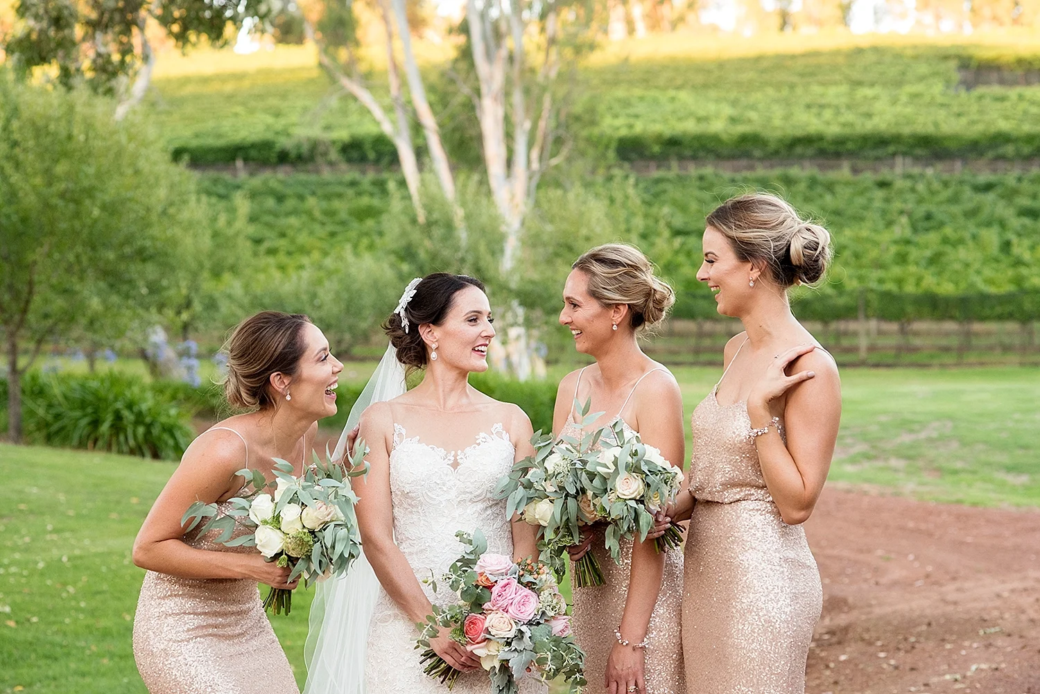 62_bridemaids in sequin gold dresses wedding perth .jpg