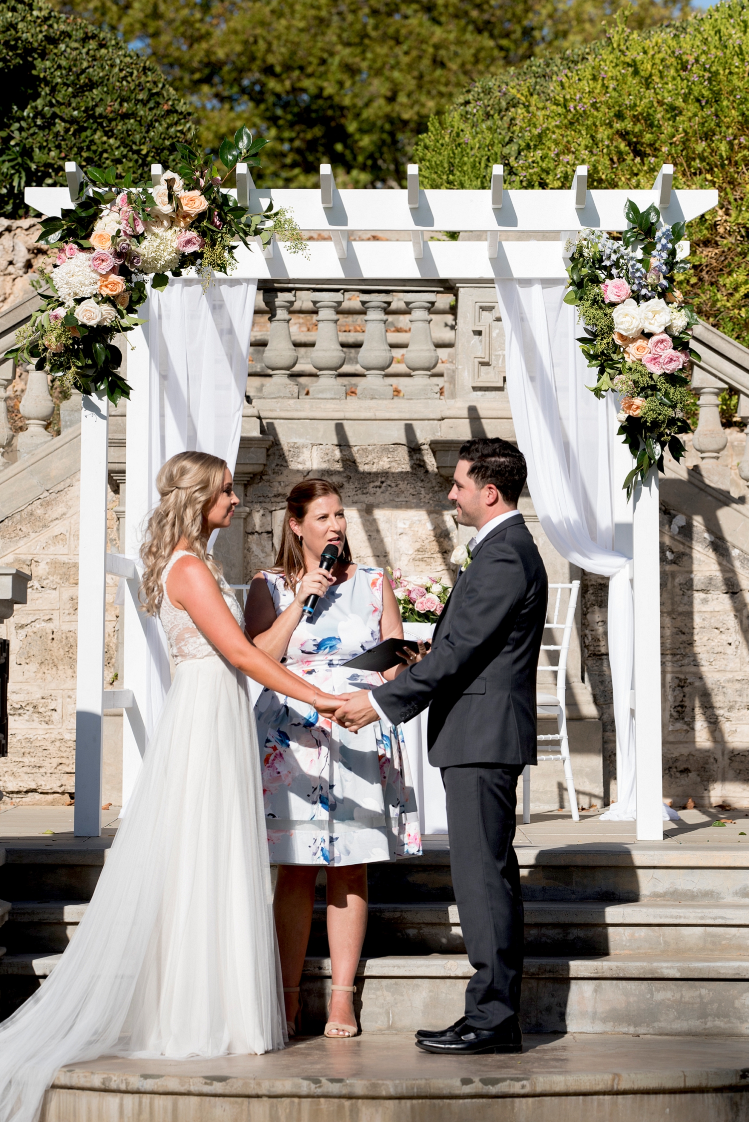 28_cottesloe civic centre wedding on main lawn limestone stairs perth.jpg