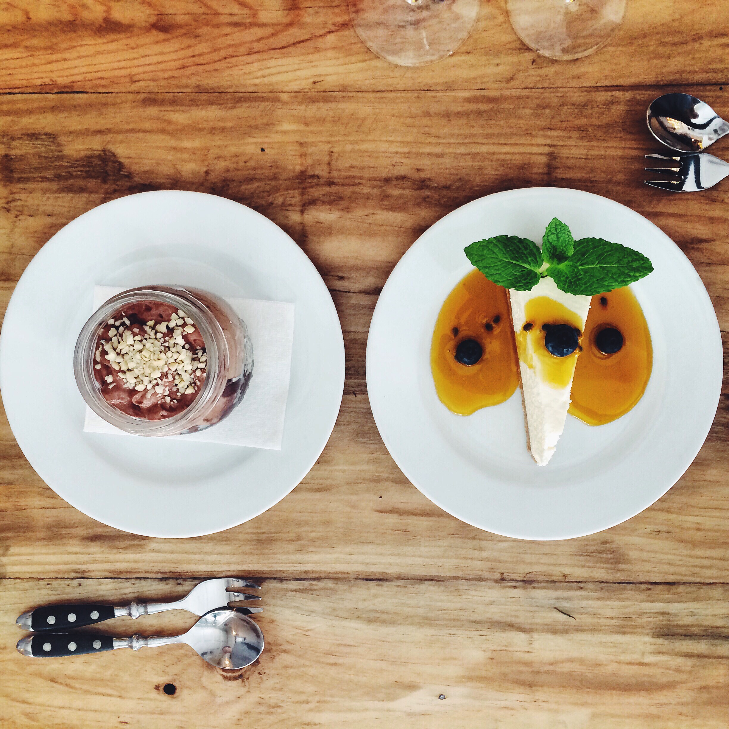 Desserts at Santa Gula, Barcelona