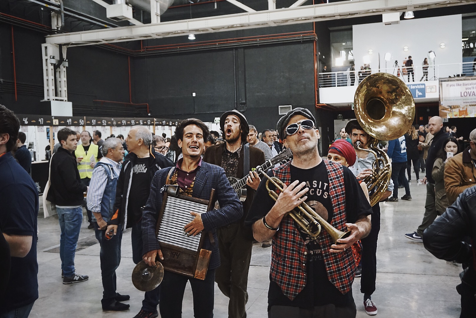 El espíritu de New Orleans estuvo presente en el BBF gracias a la street band "Los Boozan Dukes".