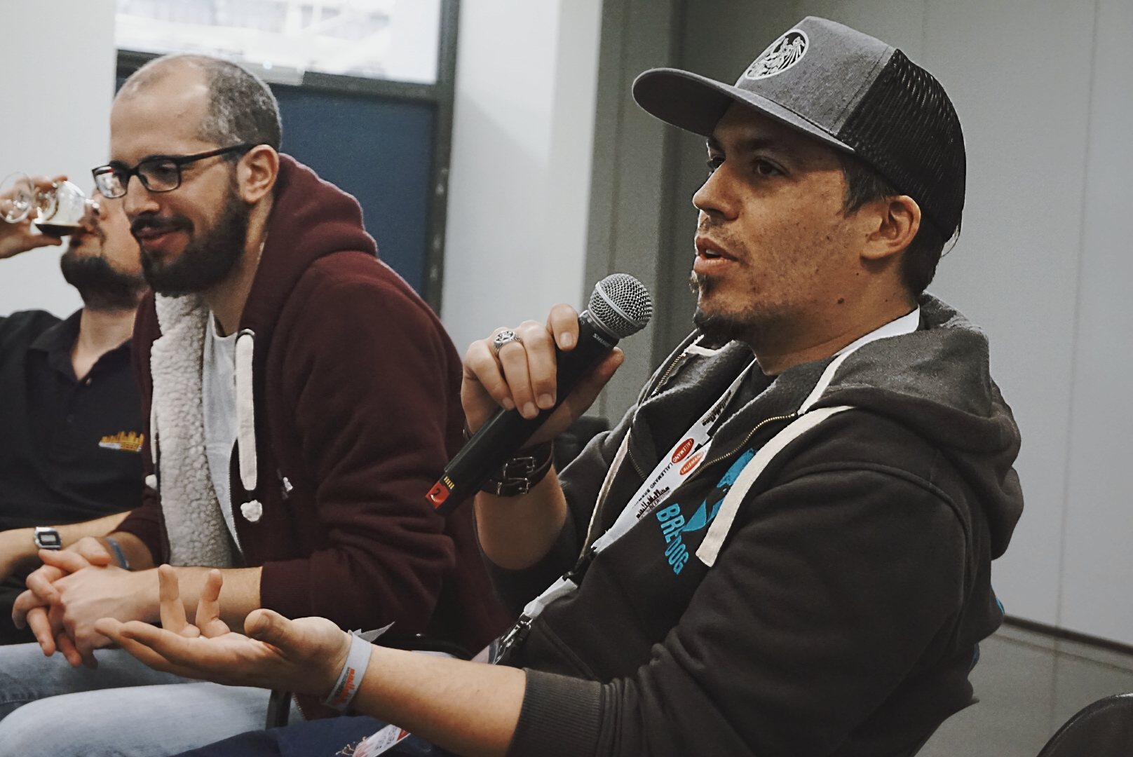 Daniele Buonincontri de BrewDog y Alex Rivero de Crusat.