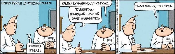 Fingerpori (Pertti Jarla, HS 4.3.2013)