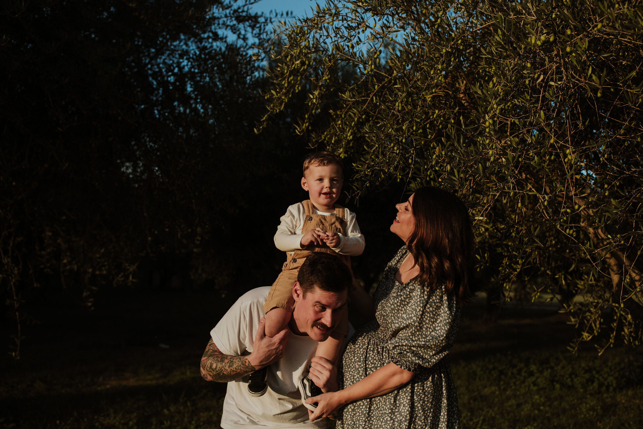 Last moments as a family of three