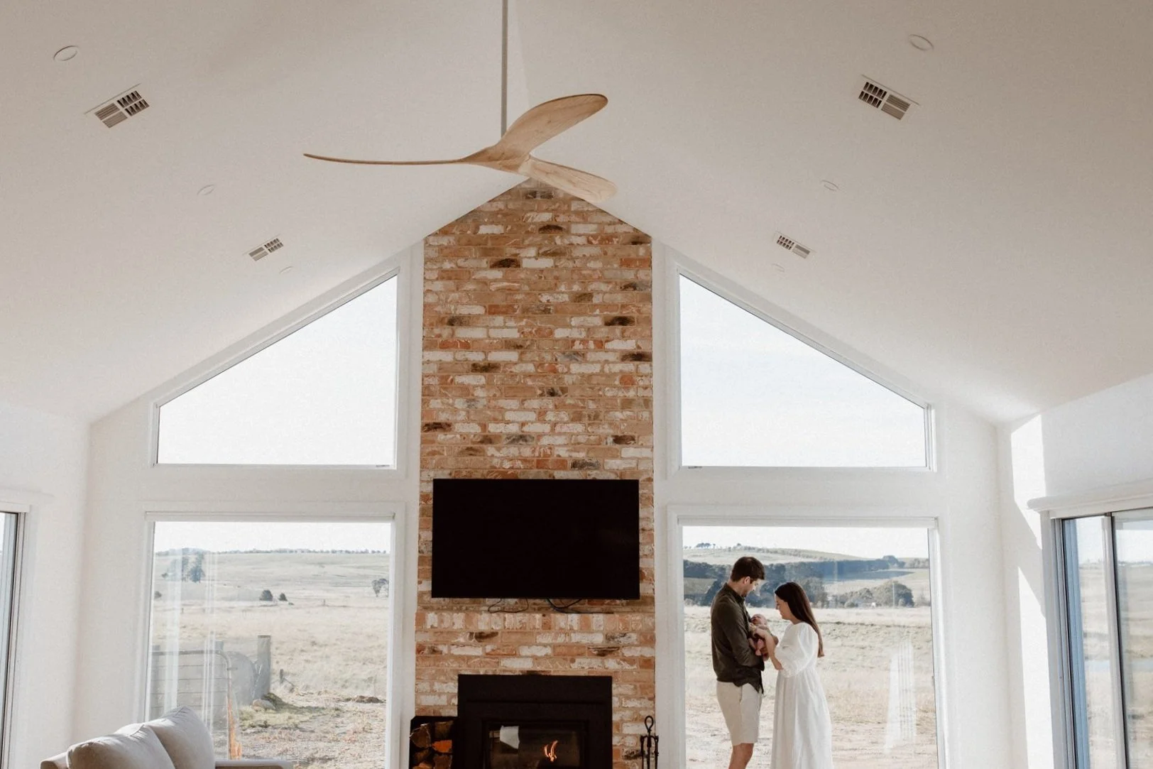 Brooke + Sam At-Home Newborn Session: Canberra Baby Photographer 