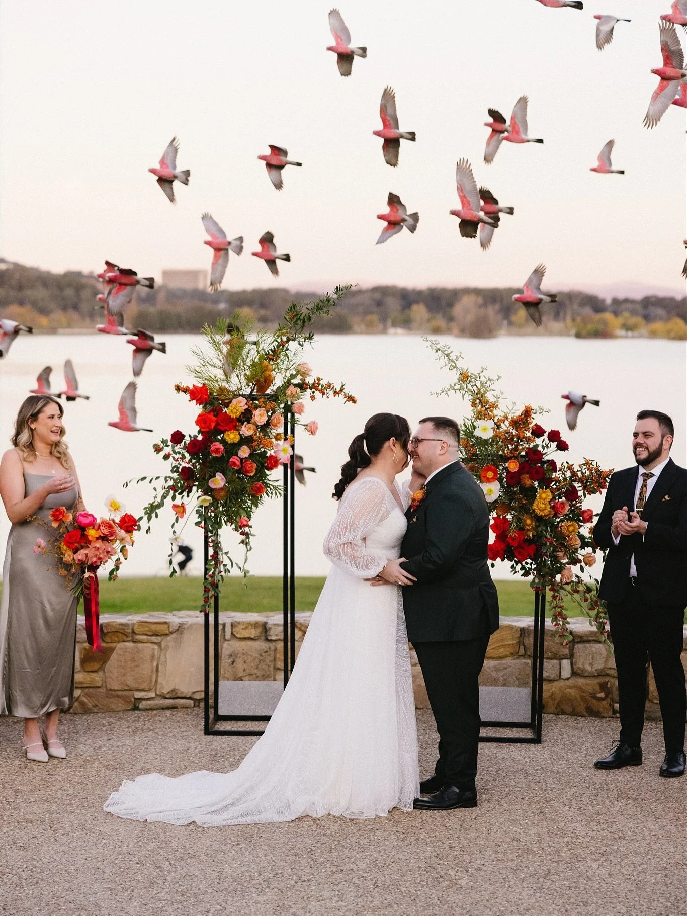 Always so stoked to hit the Polkadot Wedding blog pages - thank you @polkadotwedding team! ✨🥰
Rebekah &amp; Jackson&rsquo;s autumnal wedding at The Marion had it all: a sky full of galahs during their first kiss, the warmest crew of people, and so m