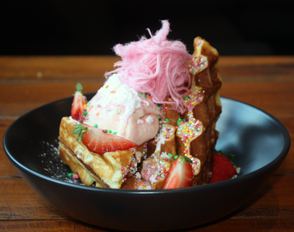 April Waffle of The Month Flavour: "90's Waffles"