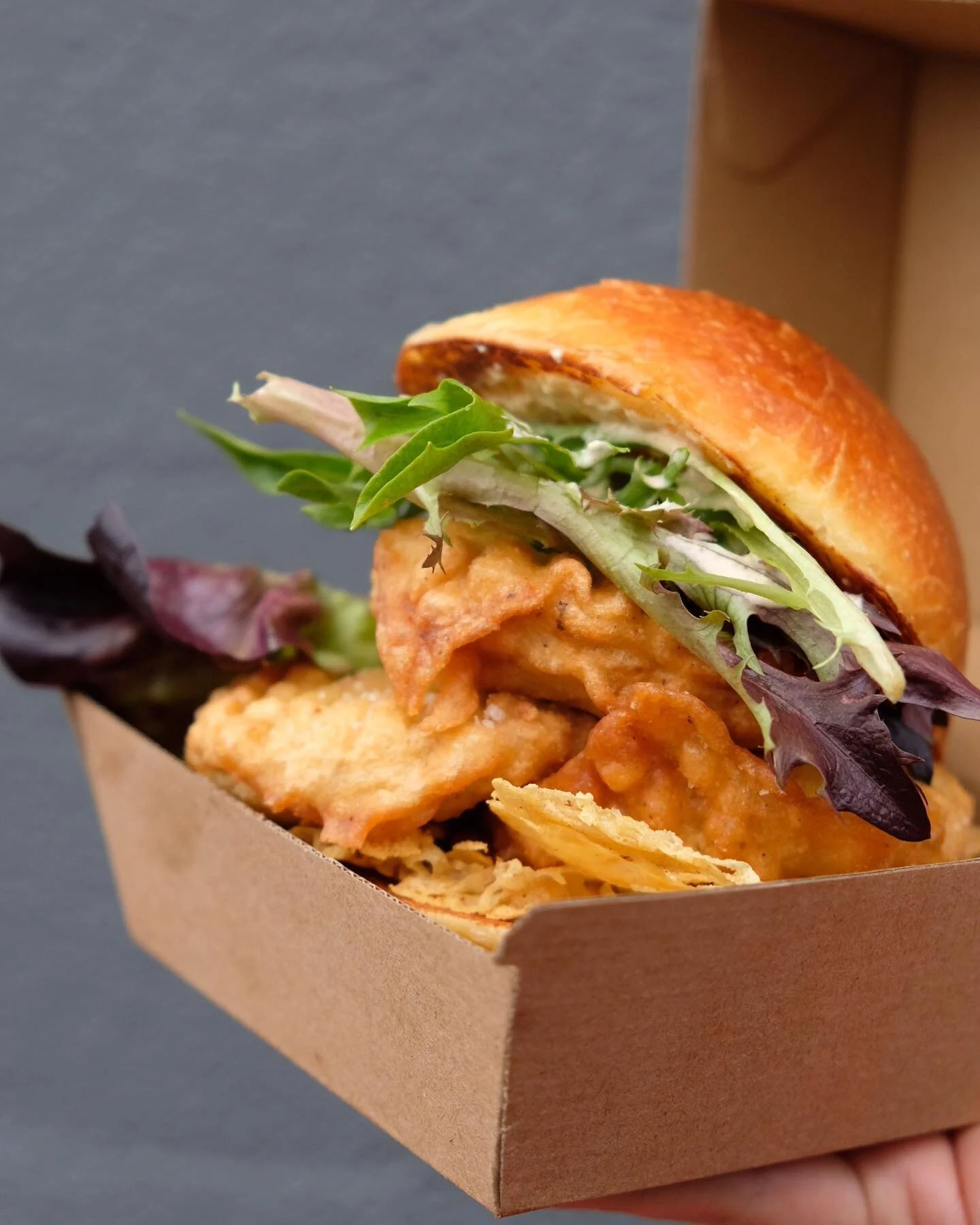 The burgers are better at Little Clive #friedgreentomato #bneeats #brisbane