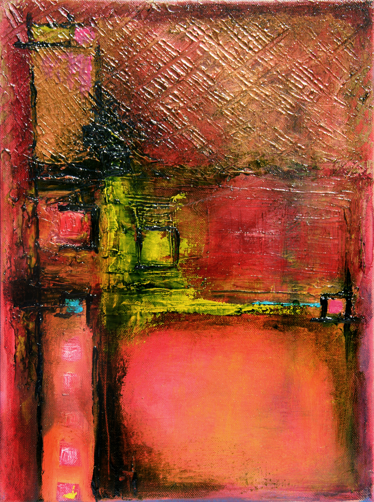   Organized Mess,  2012 (oil on canvas), 12" x 16" [ private collection ] 