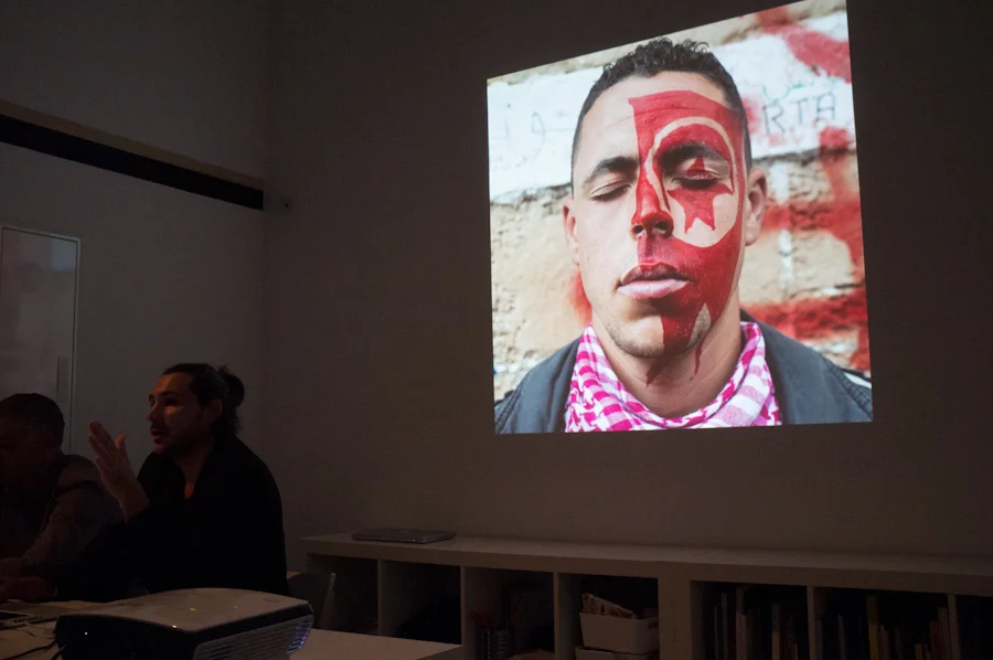 Présentation de Tunisie Portraits d'une révolution au Percolateur. Marseille. 2013